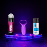 Skore Vybe Vibrating Ring, Pheromone Activating Spray & Strawberry Lube