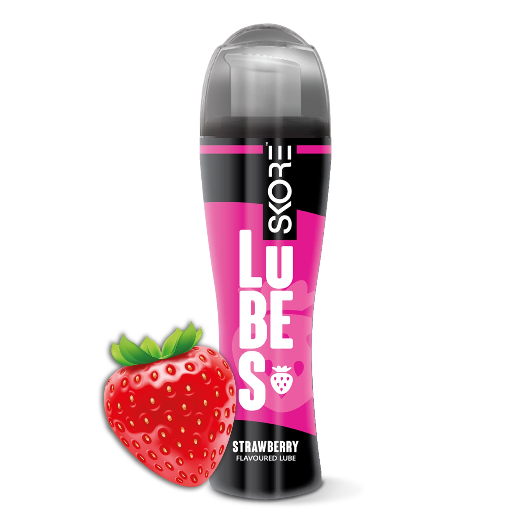 Skore Strawberry Flavoured Lube - Water Based 50ml | Skore Condoms Skore Strawberry Flavoured Lube - Water Based 50ml | Skore Condoms