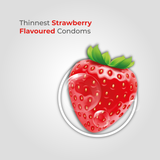 Skore Nothing Strawberry Condoms