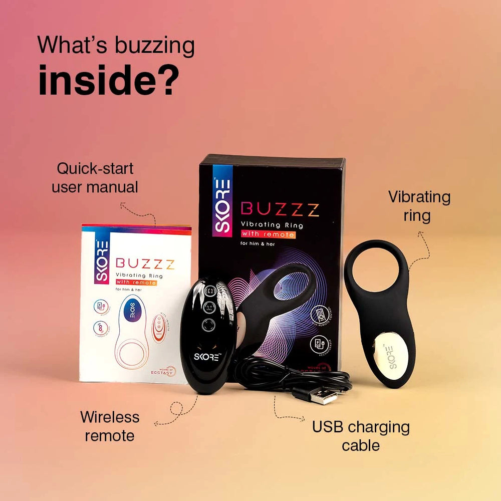 Skore Buzzz | India's 1st Remote Vibrating Ring For Couples Skore Buzzz | India's 1st Remote Vibrating Ring For Couples