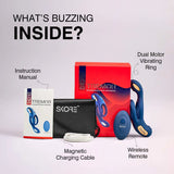 Skore TREMOR – Dual Motor Vibrating Ring with Ball Strap