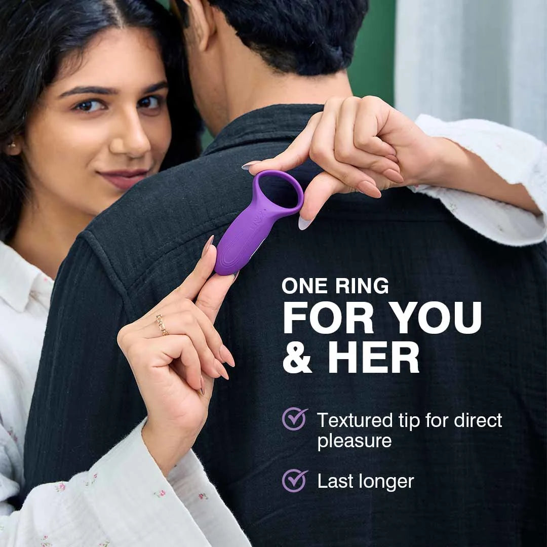 Skore Vybes - Rechargeable Vibrating Ring For Him & Her | Skore Condoms Skore Vybes - Rechargeable Vibrating Ring For Him & Her | Skore Condoms