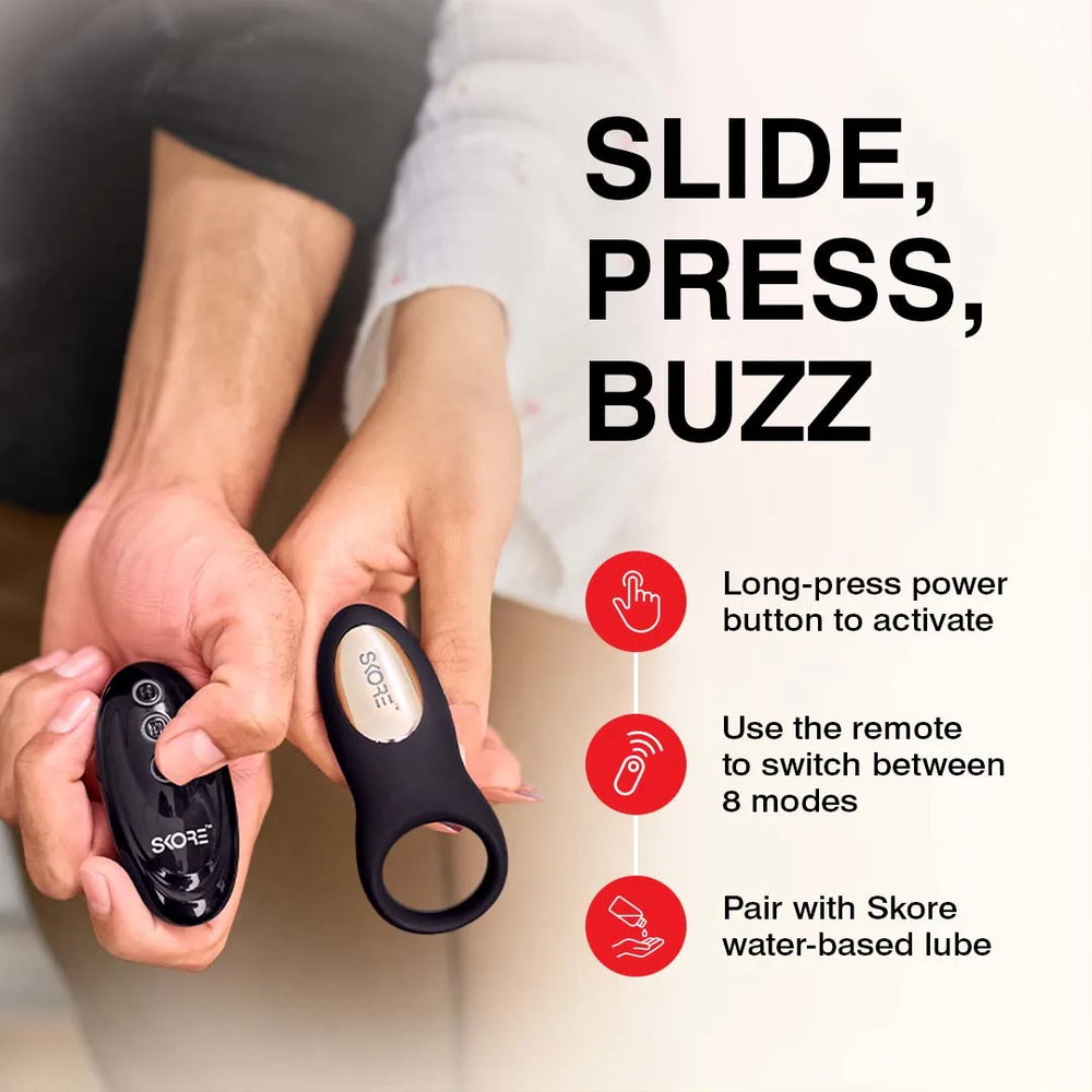 Skore Buzzz | India's 1st Remote Vibrating Ring For Couples Skore Buzzz | India's 1st Remote Vibrating Ring For Couples