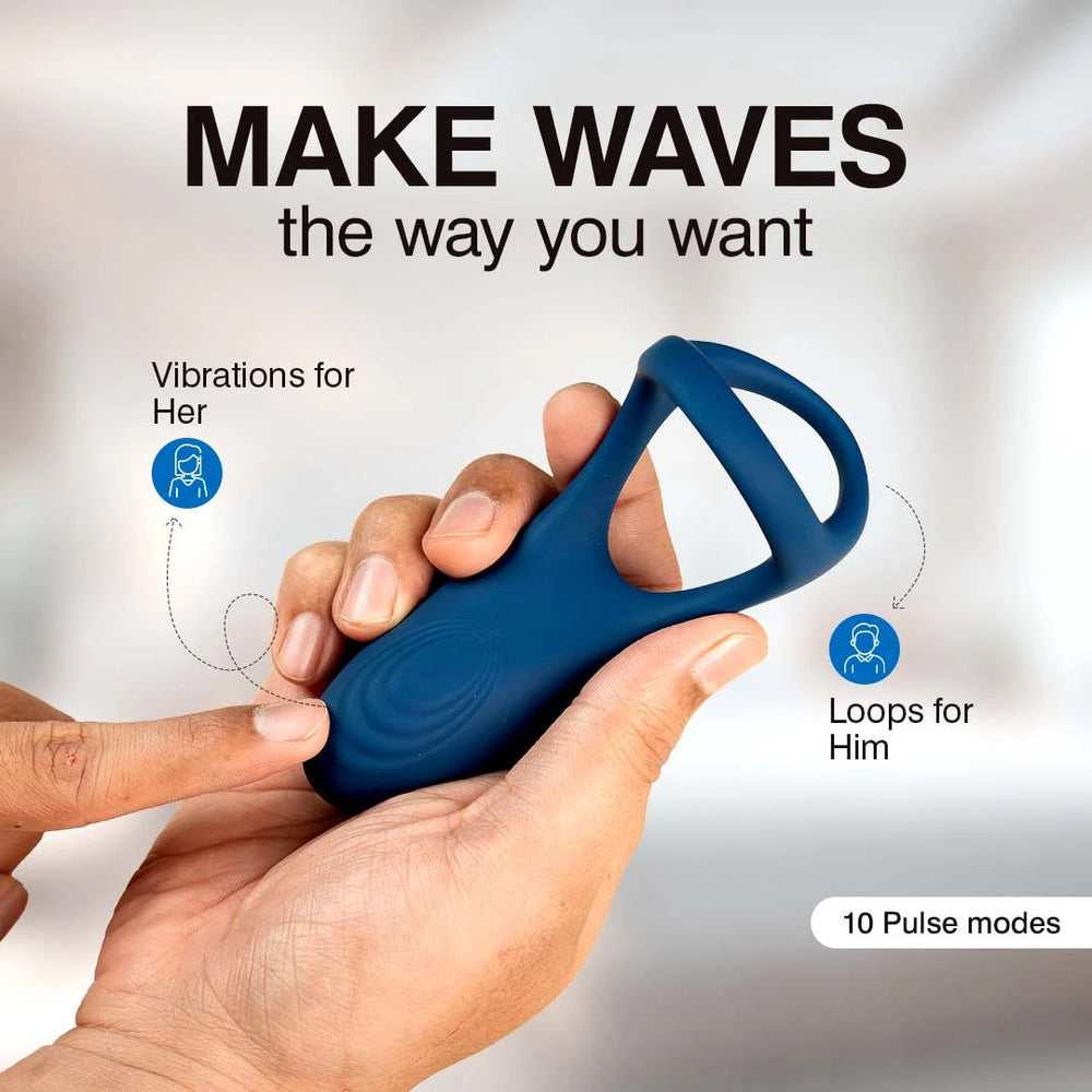 Skore Waves | Multi-Mode Vibrating Ring for Him & Her Skore Waves | Multi-Mode Vibrating Ring for Him & Her