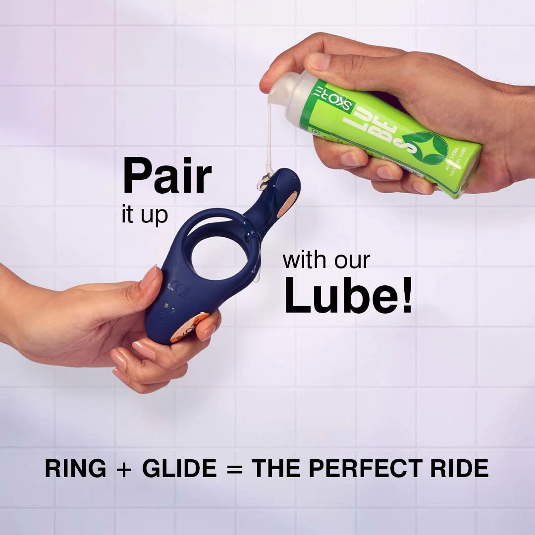 Skore TREMOR – Dual Motor Vibrating Ring with Ball Strap