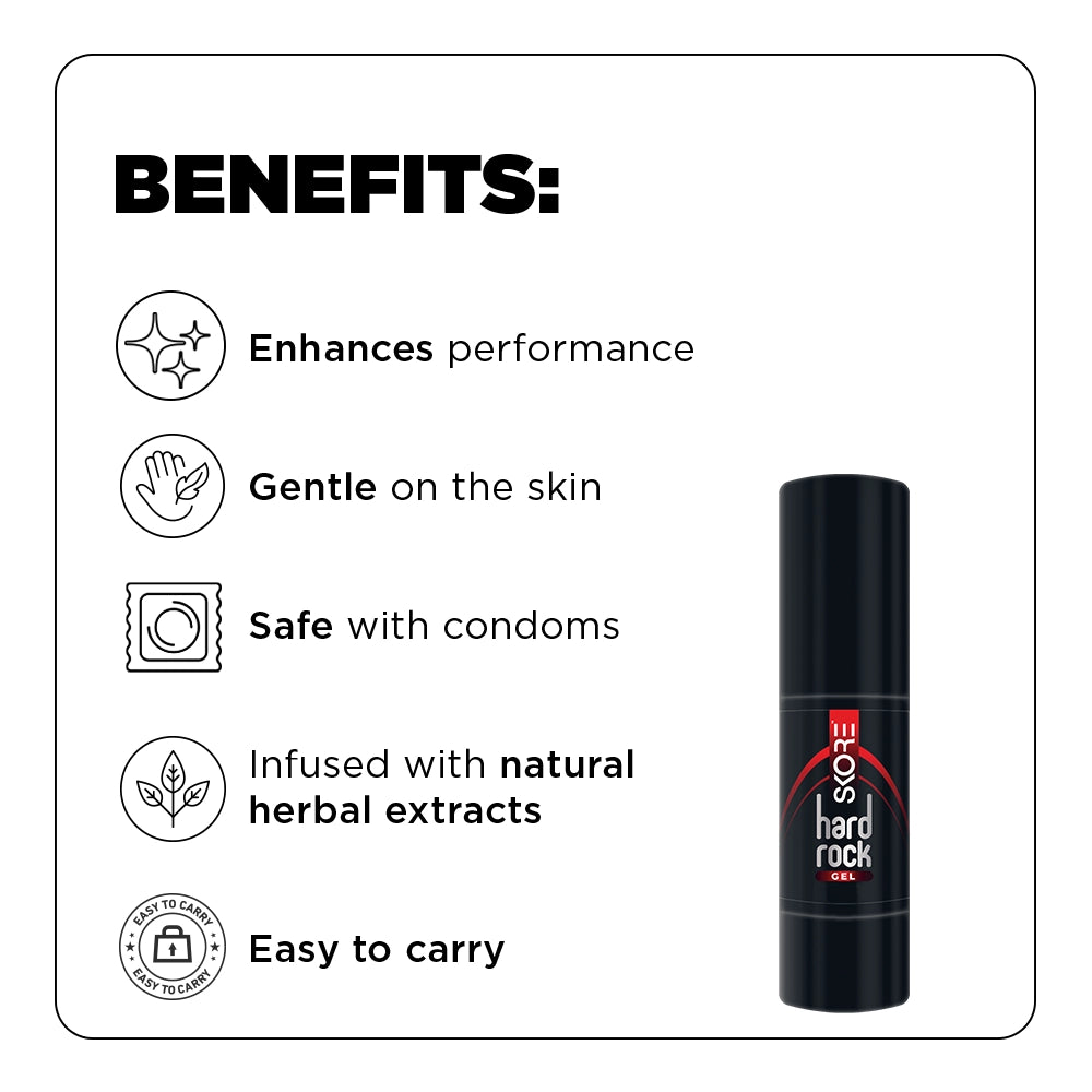 Skore Hard Rock Gel - Hardness Gel for Men 30ml | Skore Condoms Skore Hard Rock Gel - Hardness Gel for Men 30ml | Skore Condoms