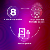 Skore Buzzz Vibrating Ring, Mini Adventure Condoms  & Cherry Lube