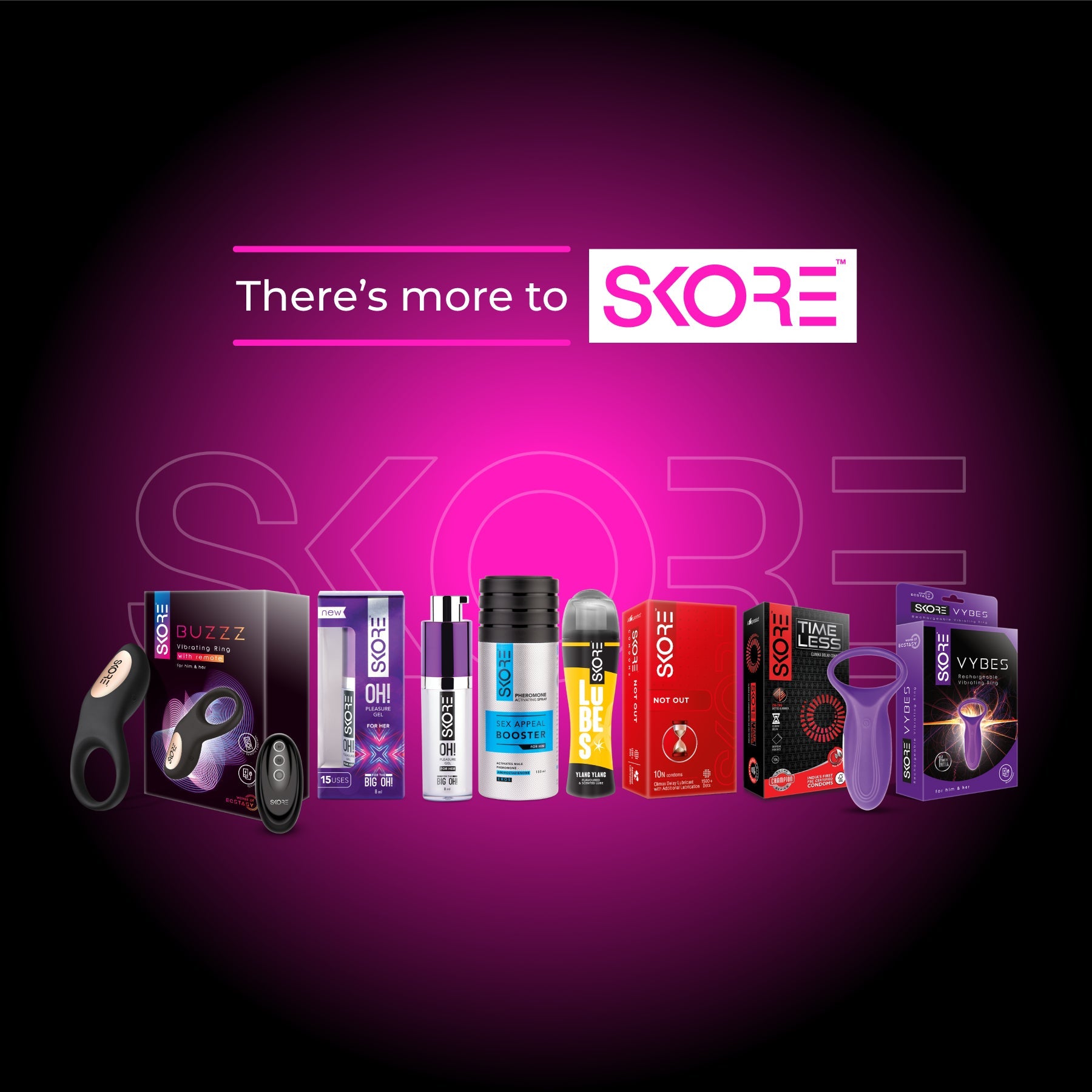 Skore Strawberry Flavored Lubes