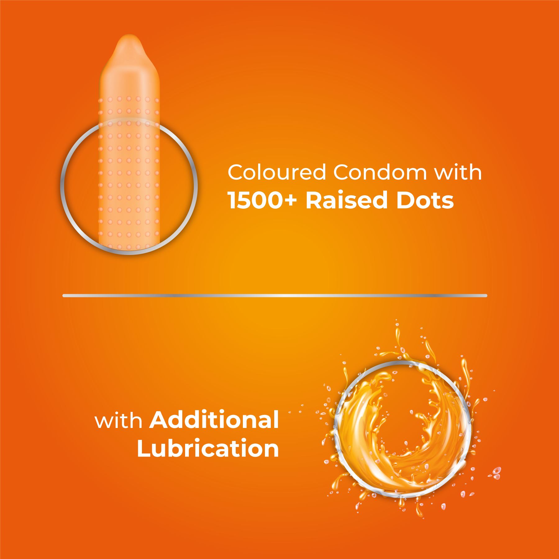 Skore Orange Flavored Condom