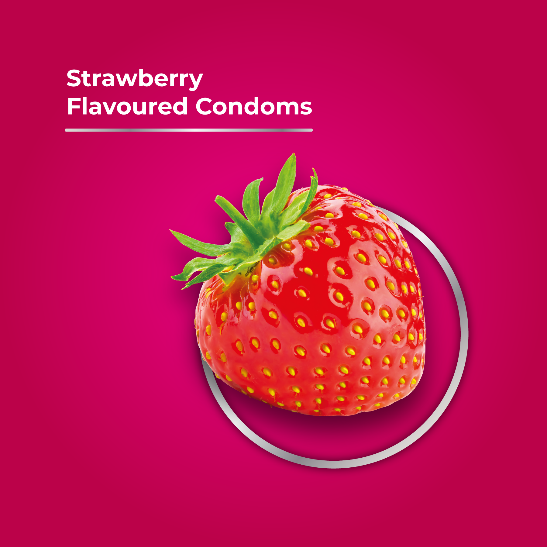 Skore Strawberry Flavored Condom