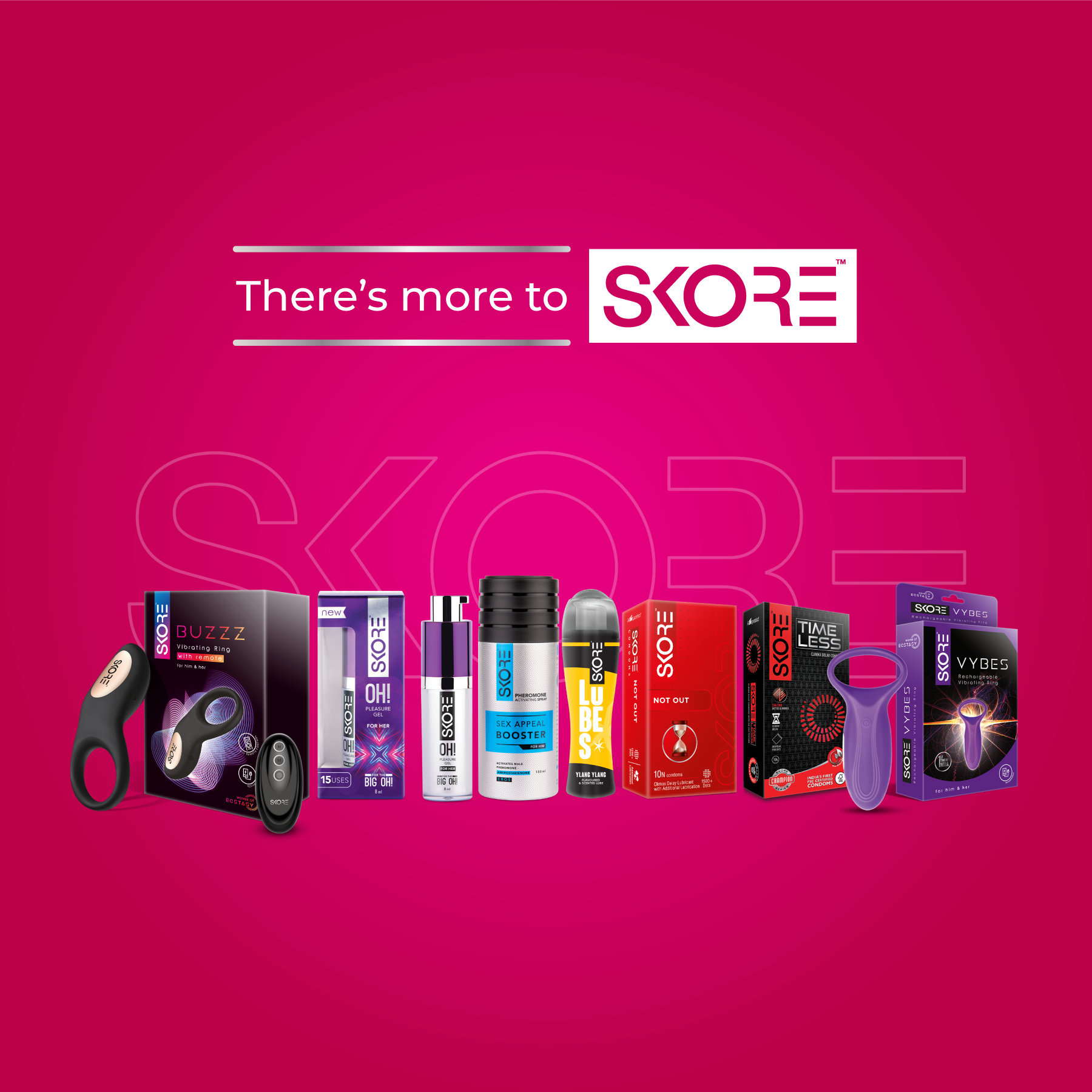Skore Strawberry Flavored Condom