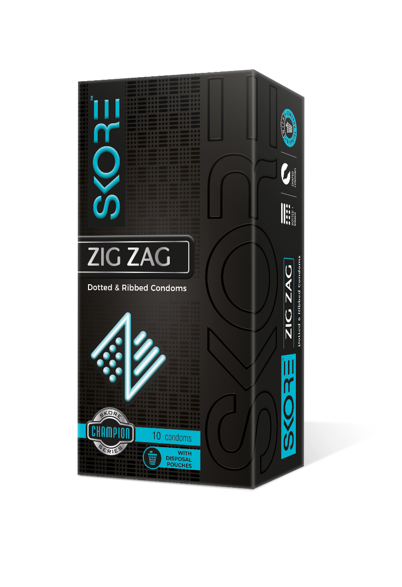 Zigzag Condoms 1 pack (10pcs)